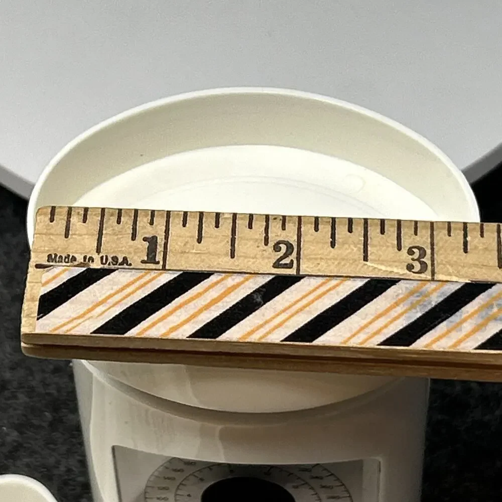 Vintage Deluxe Diet Food Scale White Mechanical Kitchen Tool by Janus w/ Box - Picture 7 of 15